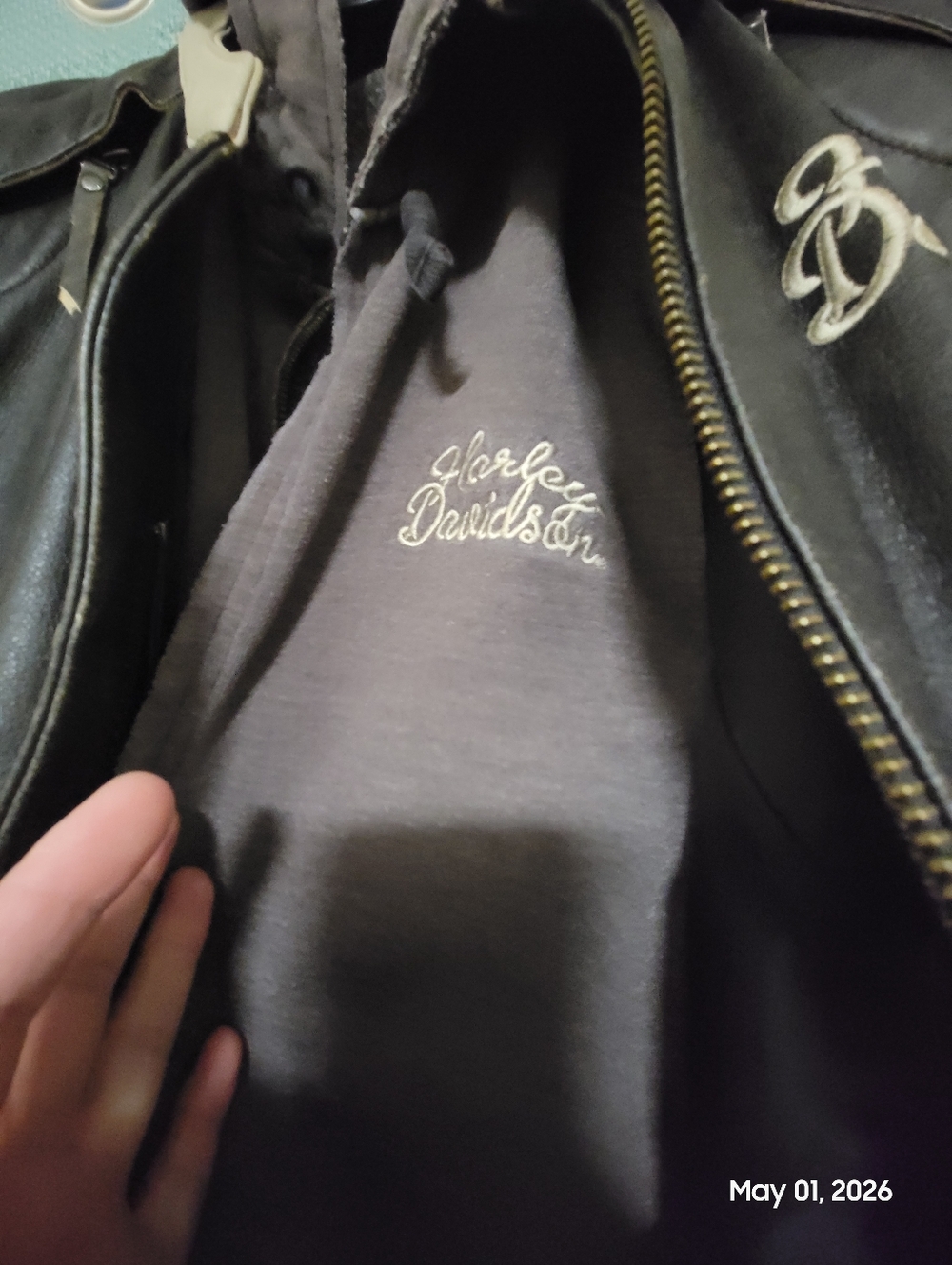 Harley Davidson Leather Jacket - Picture 5 of 8